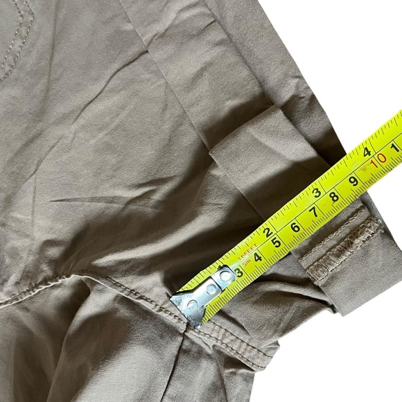 American eagle utility shorts NWT size 16 warm taupe coastal trailcore summer - Picture 5 of 11